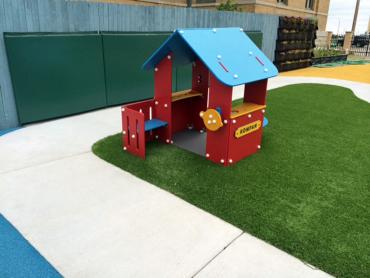 Artificial Grass Photos: Artificial Turf Installation Cache, Oklahoma Kids Indoor Playground, Commercial Landscape