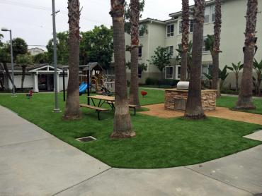 Artificial Grass Photos: Synthetic Lawn Stilwell, Oklahoma Landscaping, Commercial Landscape