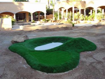 Artificial Grass Photos: Synthetic Turf Garber, Oklahoma Putting Green, Commercial Landscape
